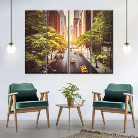 42nd Street Multi Panel Canvas Wall Art