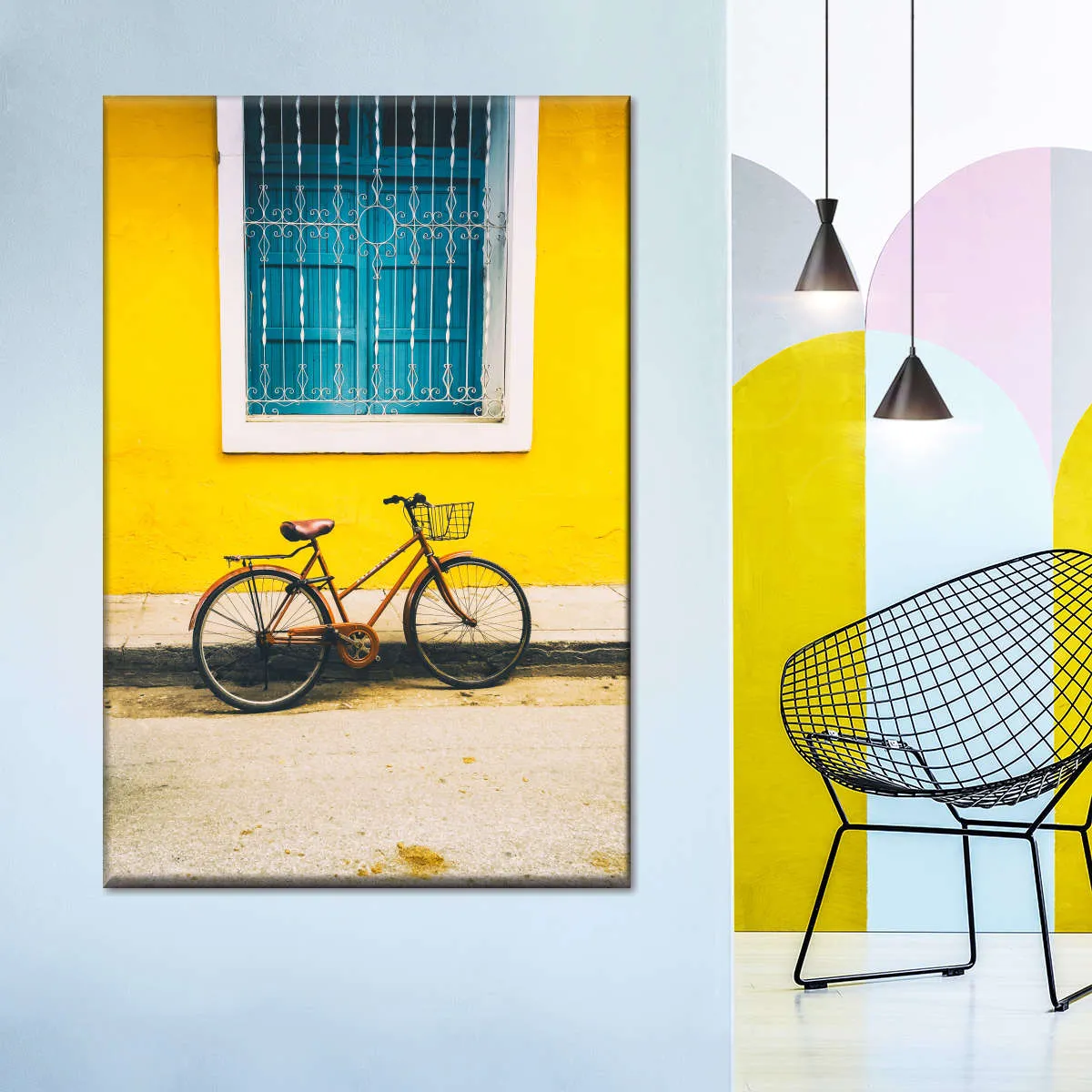 A Bicycle Of Cuba Wall Art