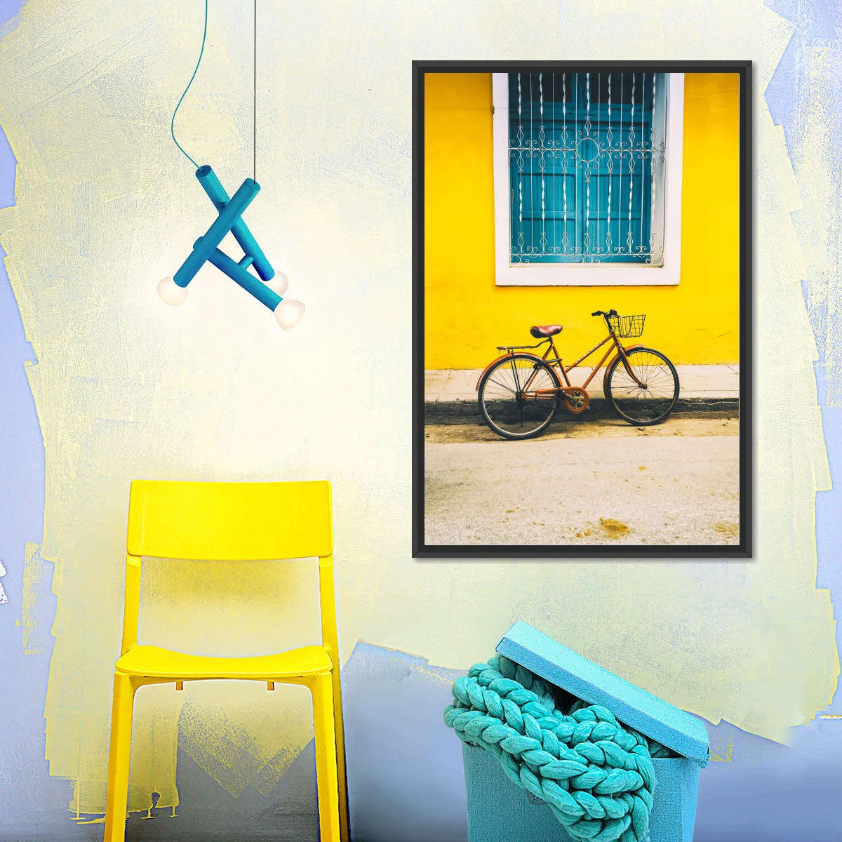 A Bicycle Of Cuba Wall Art