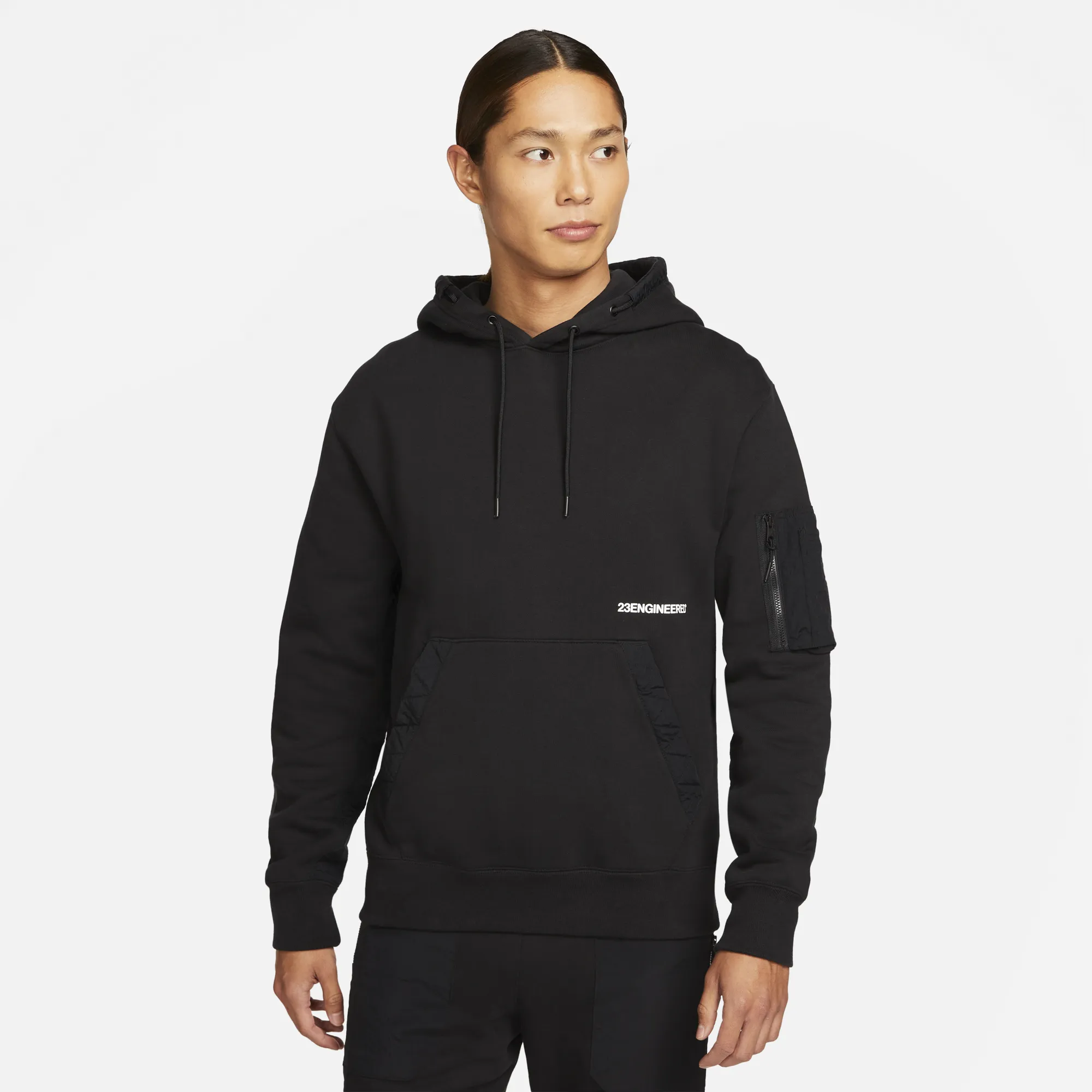 Air Jordan Mens 23 Engineered Fleece Hoodie 'Black'