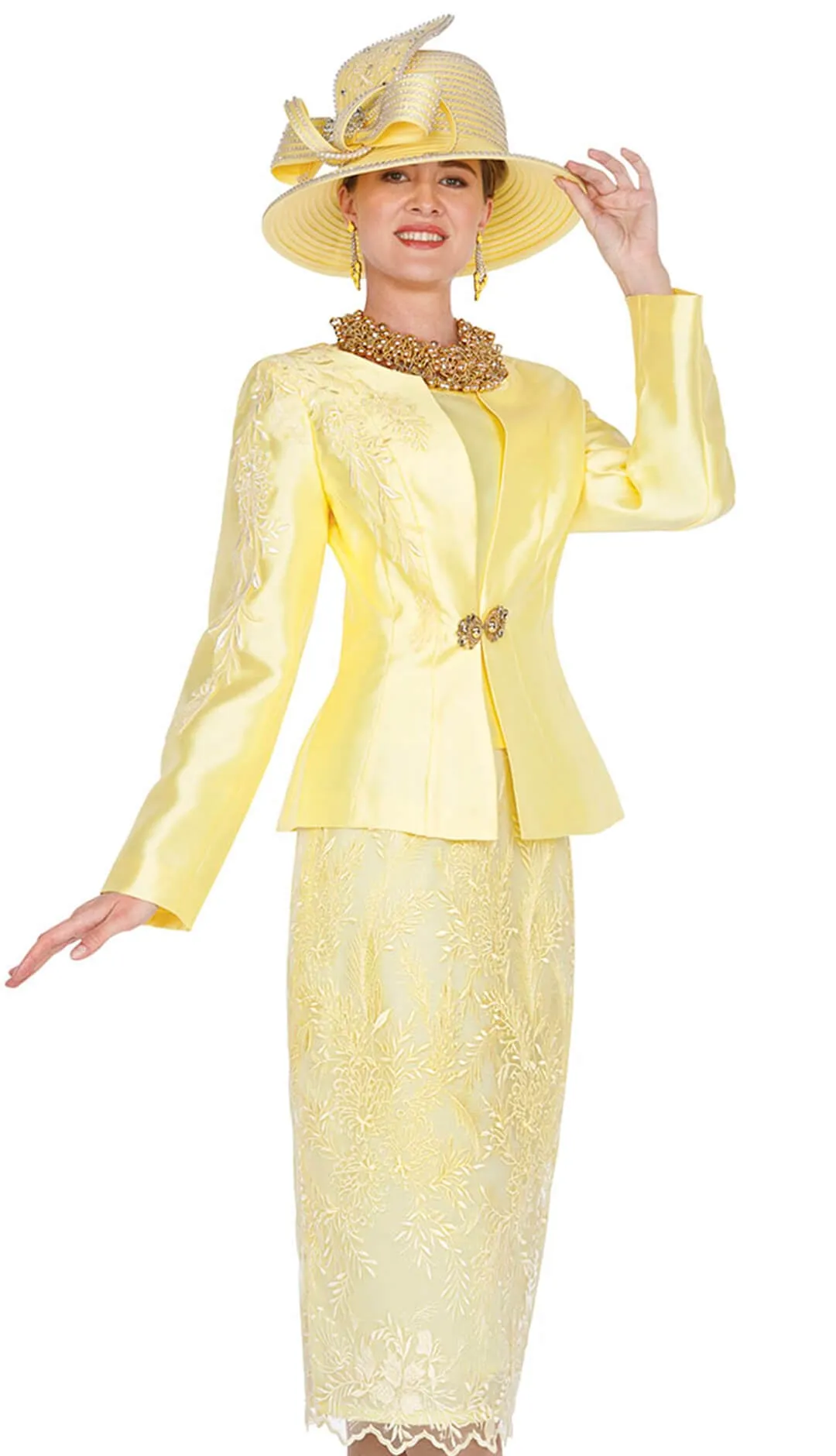 Aussie Austine Church Suit 5856-Banana