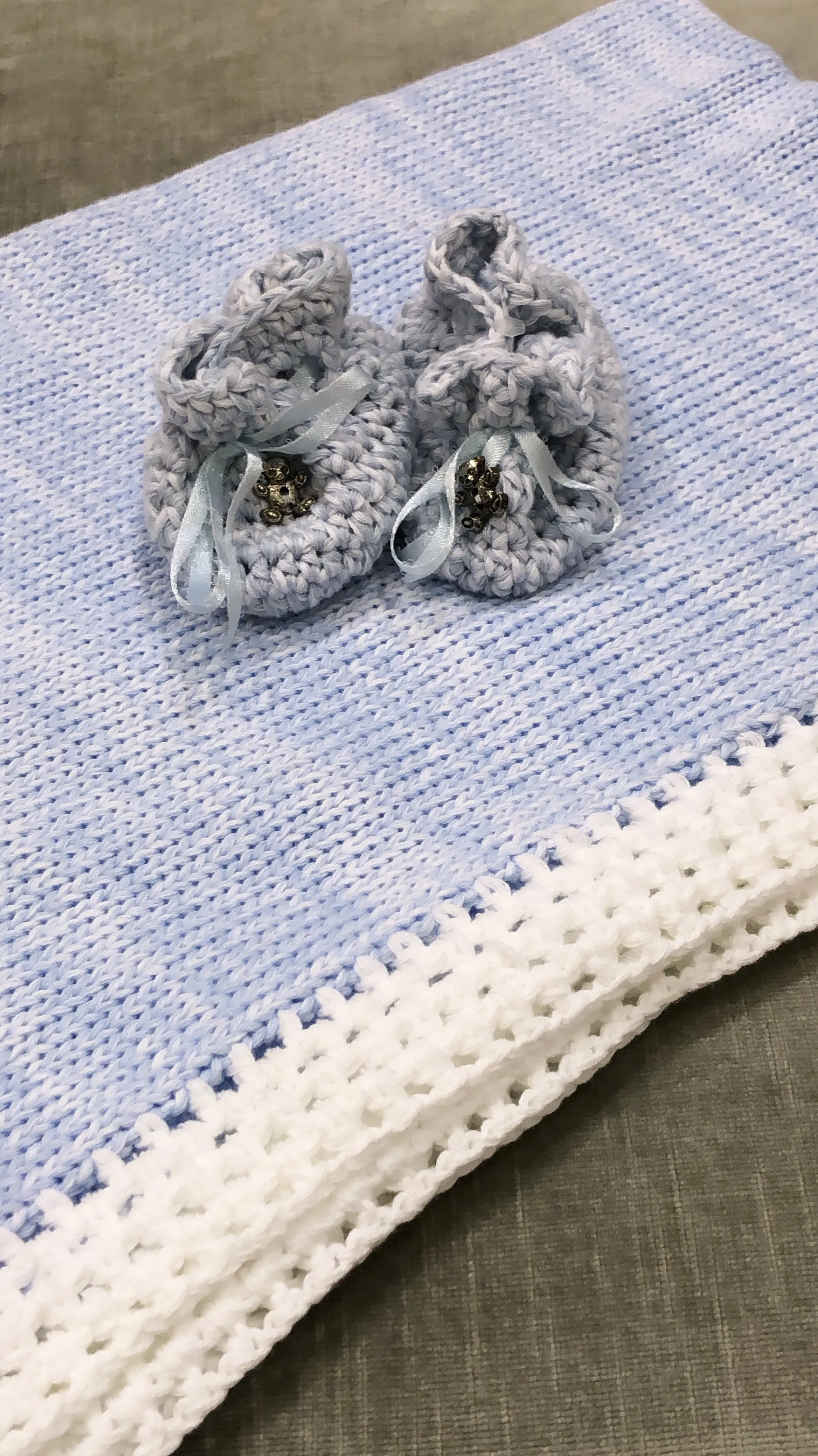 Baby Blue Crochet Set