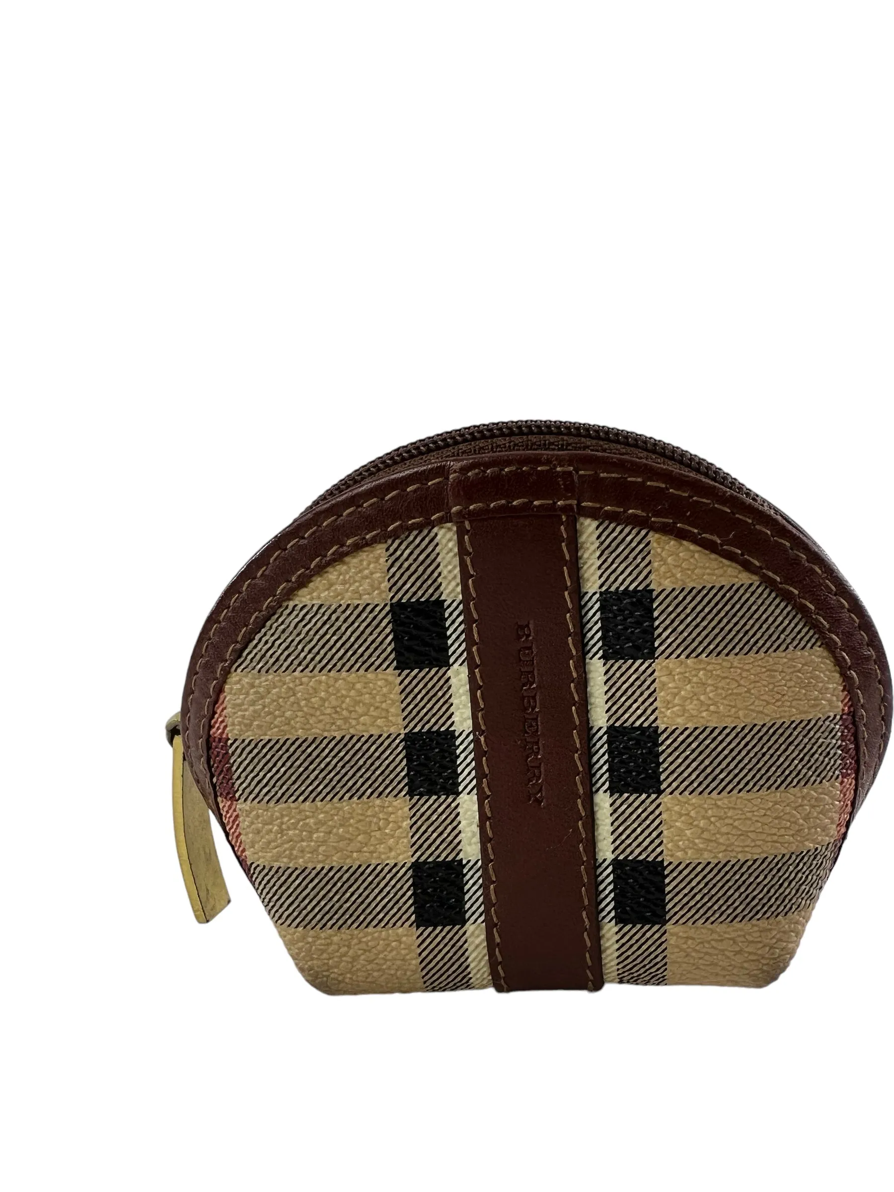 Burberry Checked Canvas Wallet