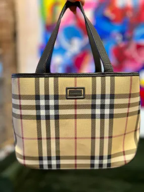 Burberry Checked Handbag