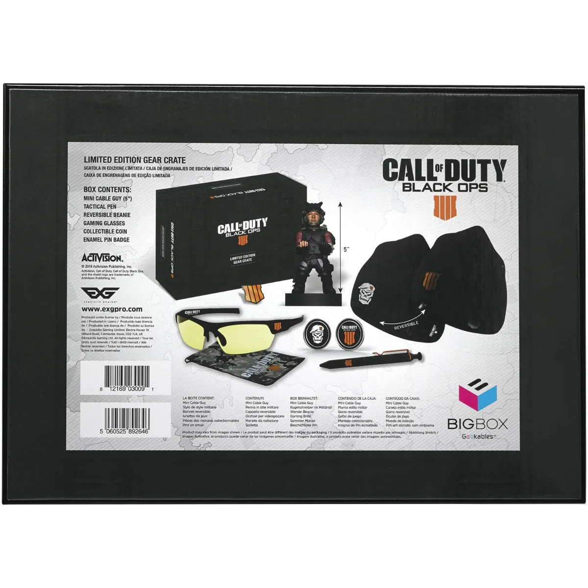 Call of Duty Black Ops IV Big Box Merch Crate