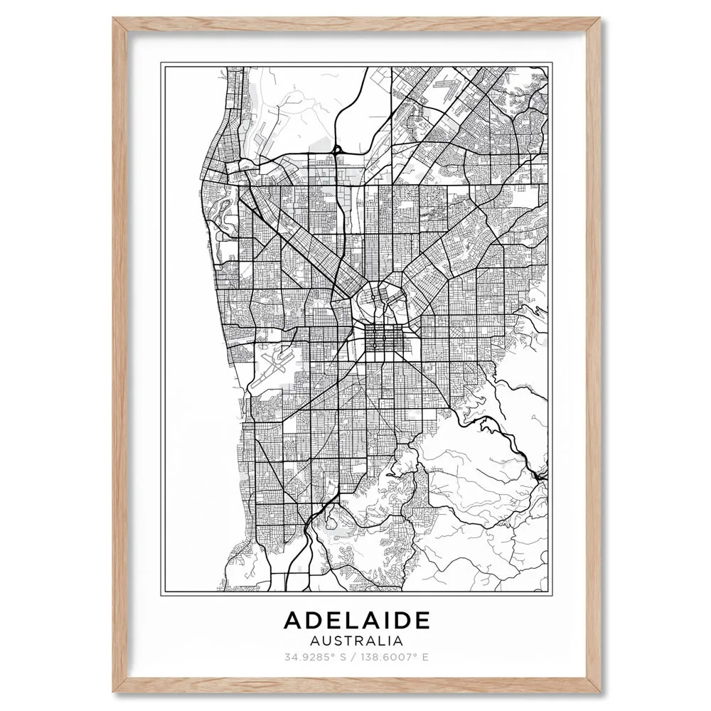 City Map | ADELAIDE - Art Print