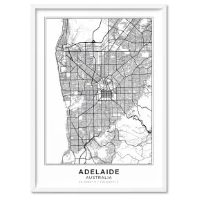 City Map | ADELAIDE - Art Print