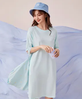 Cozy Minimalist Short Sleeves Dress