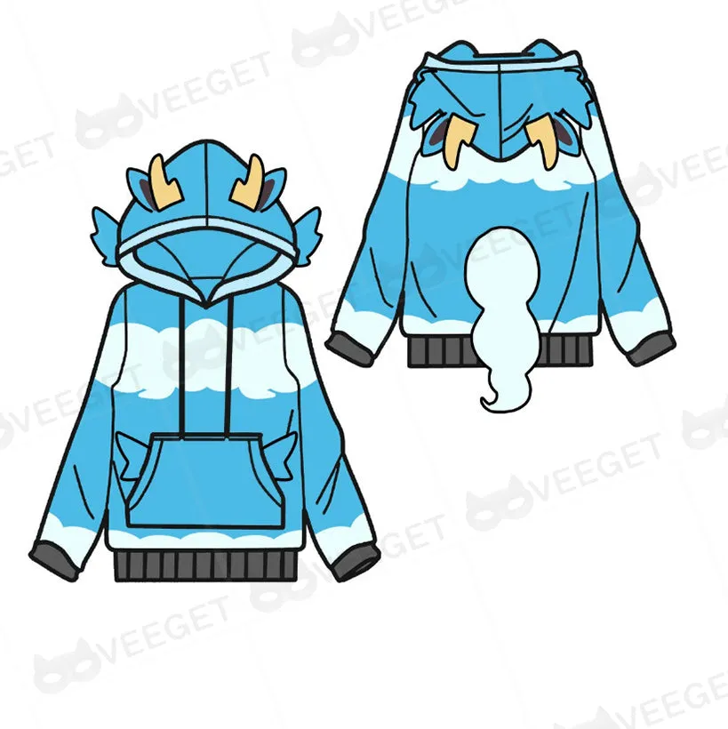 Game Palworld Peripheral Hoodie Sweatshirt Cosplay Halloween Costume Outfits（Pre-Sale Money）