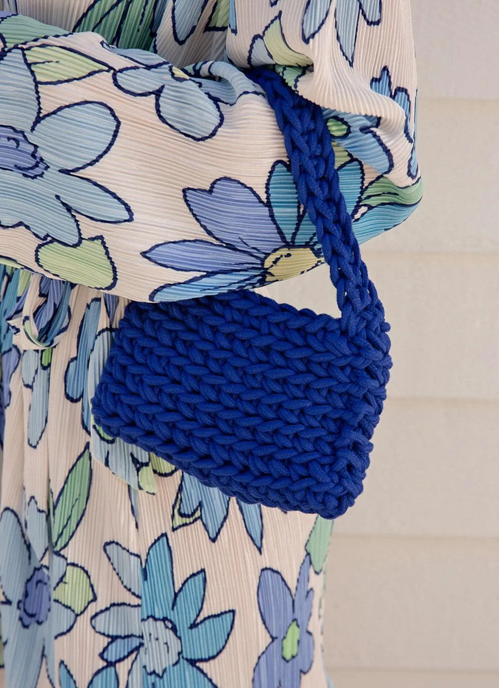 Getaway Weekend Crochet Bag - Cobalt