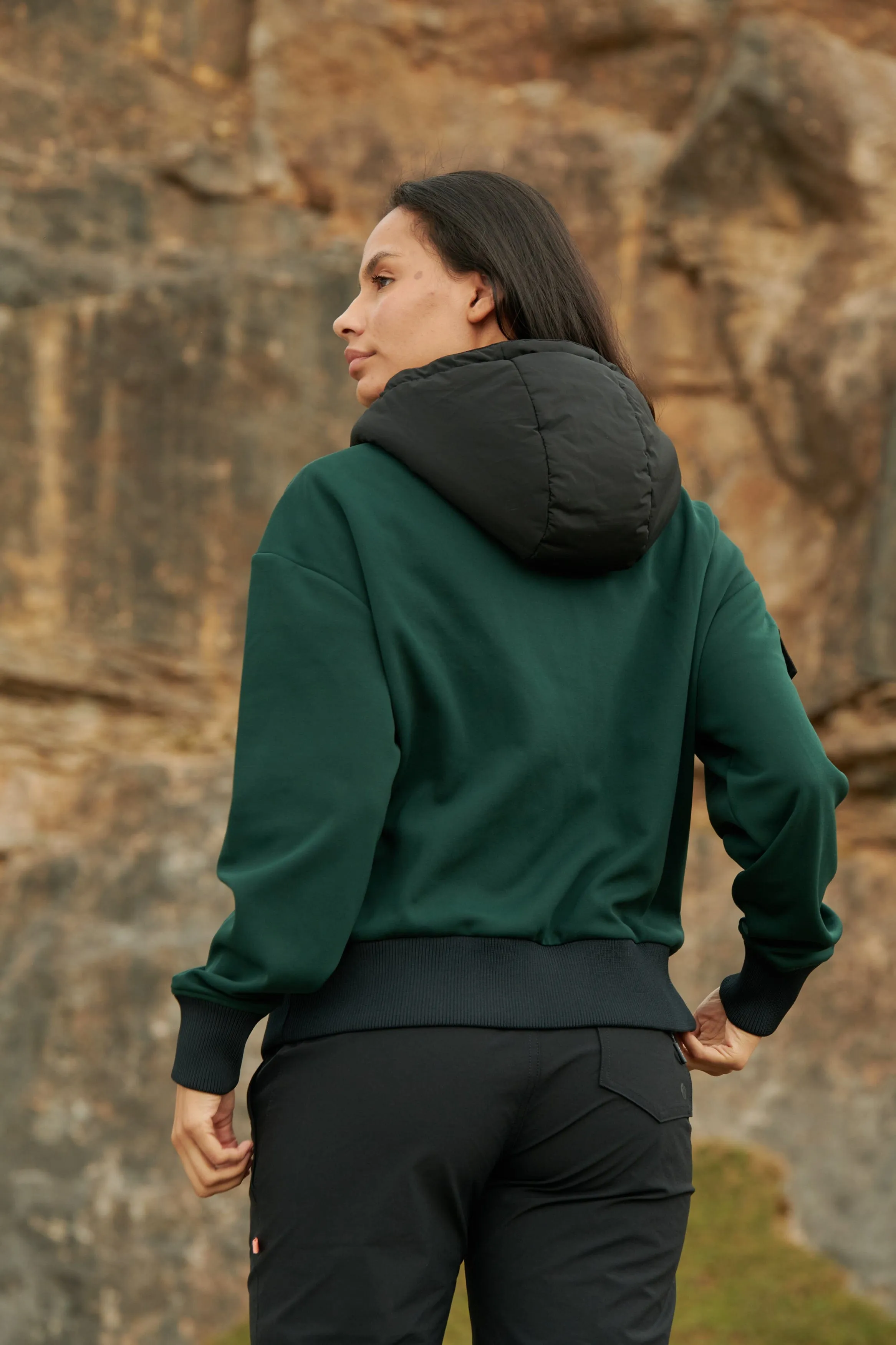 Go Explore Hoodie  - Forest Green