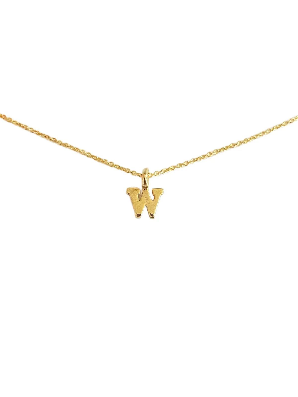 Gold Vermeil Initial Necklace