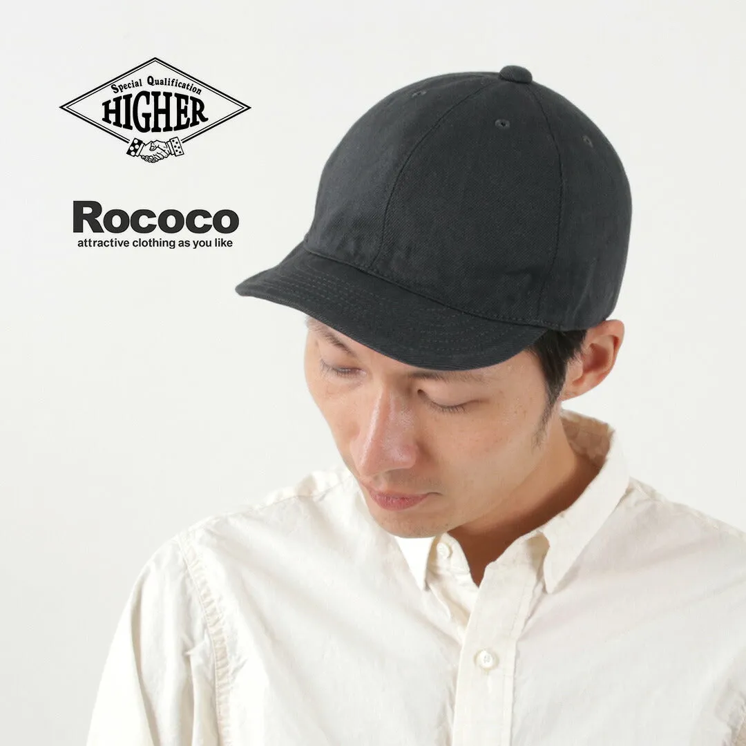 HIGHER / Selvedge Denim Cap One Wash Grec