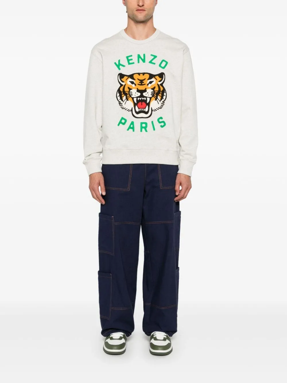 LUCKY TIGER COTTON SWEATSHIRT