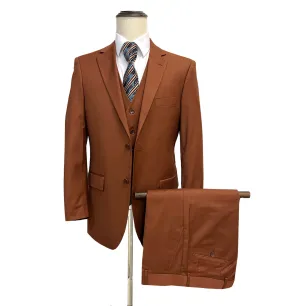 Mazari Vested Suit - Paris Rust 1501