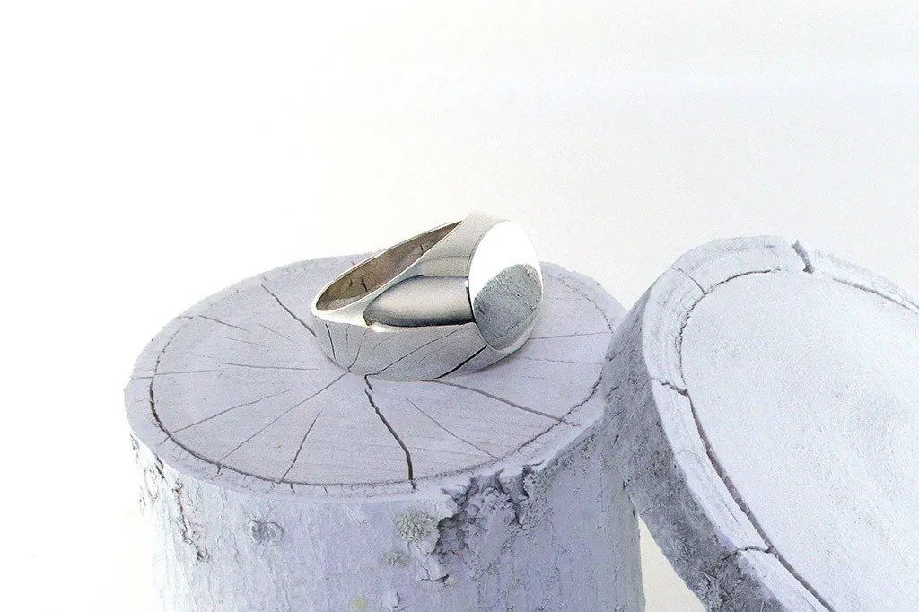 Men's Silver Liam Signet Ring