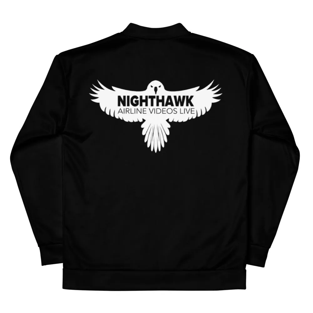 NIGHTHAWK (BLACK) Unisex Bomber Jacket