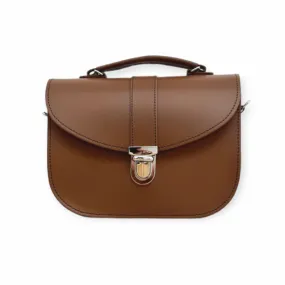 Olympia Handmade Leather Bag - Chestnut