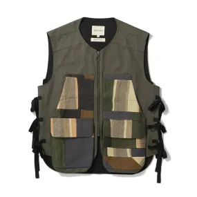 PATCHWORK UTILITY WAISTCOAT