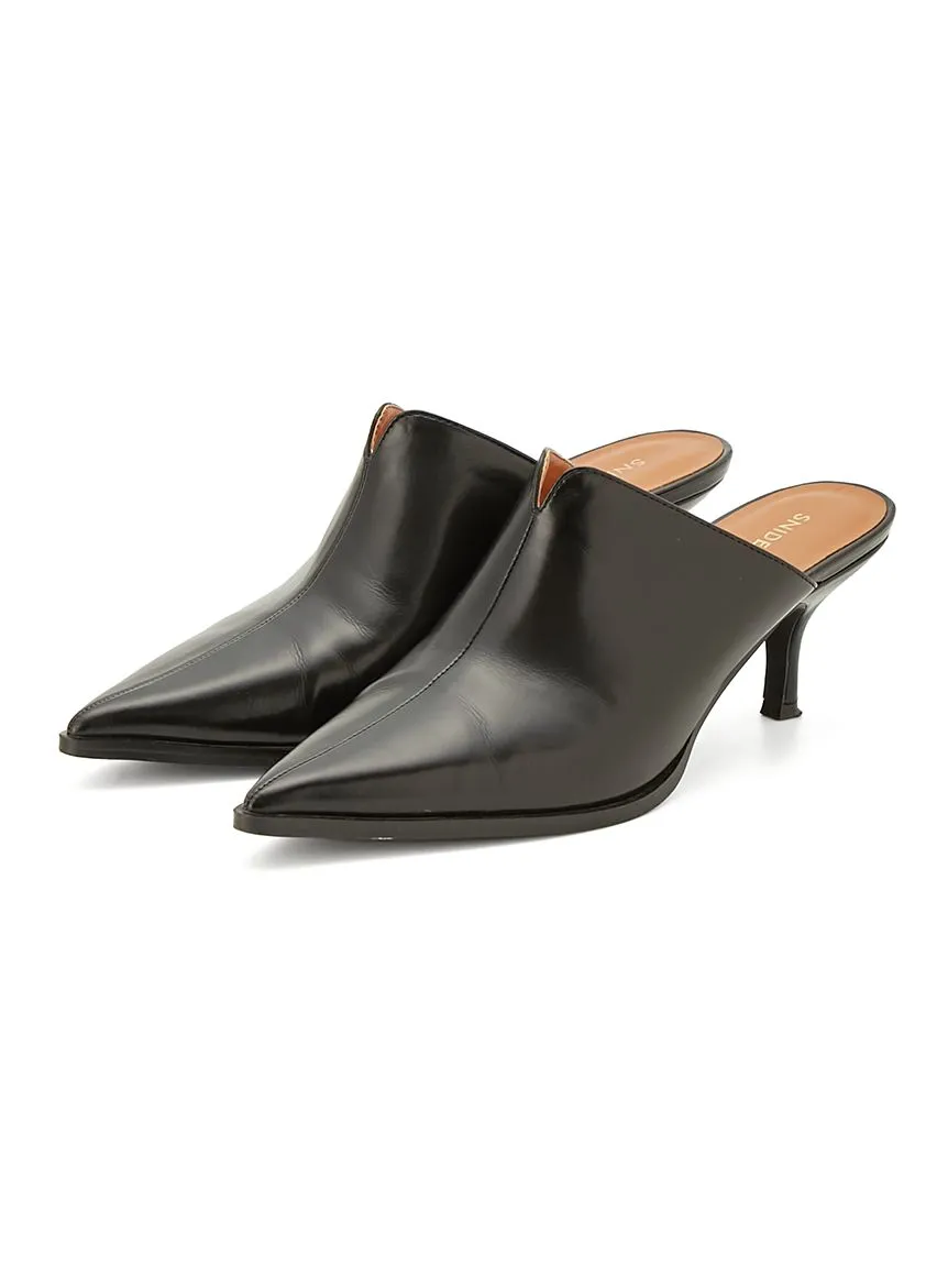 Pointed Heeled Mule