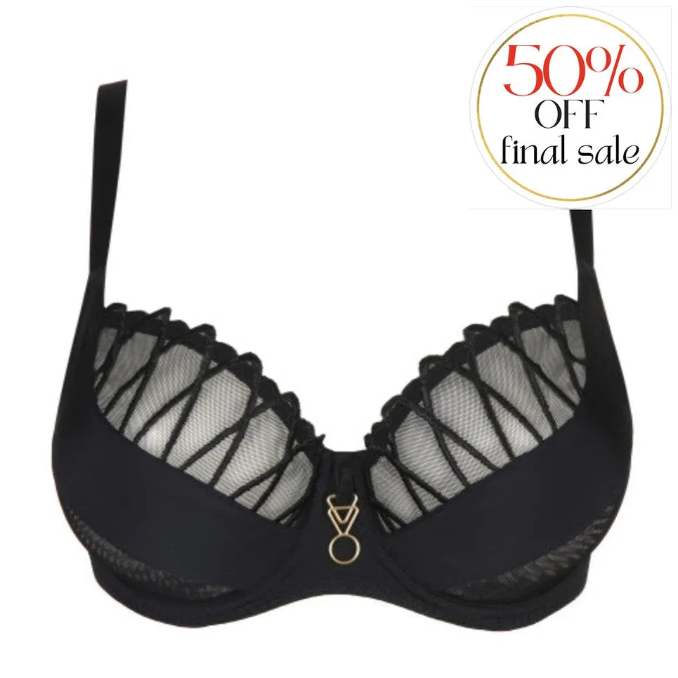 Prima Donna Arthill Balcony Bra in Black 0163364