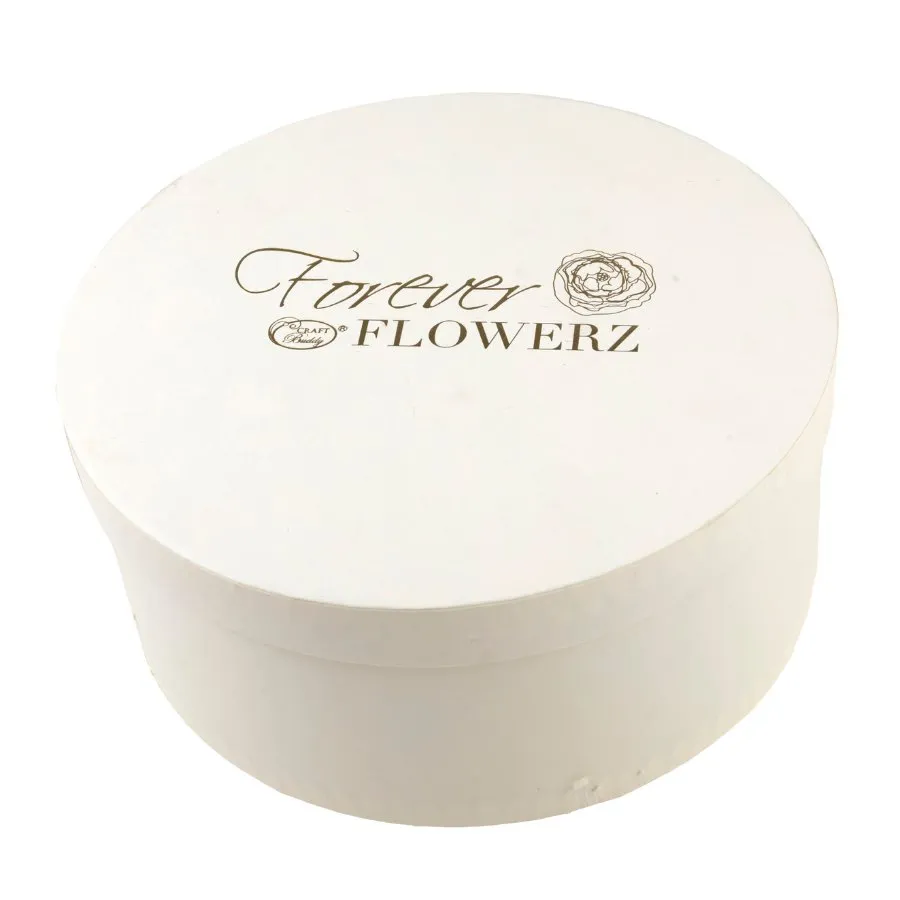 "Deluxe Cream Celebration Box Kit" Forever Flowerz