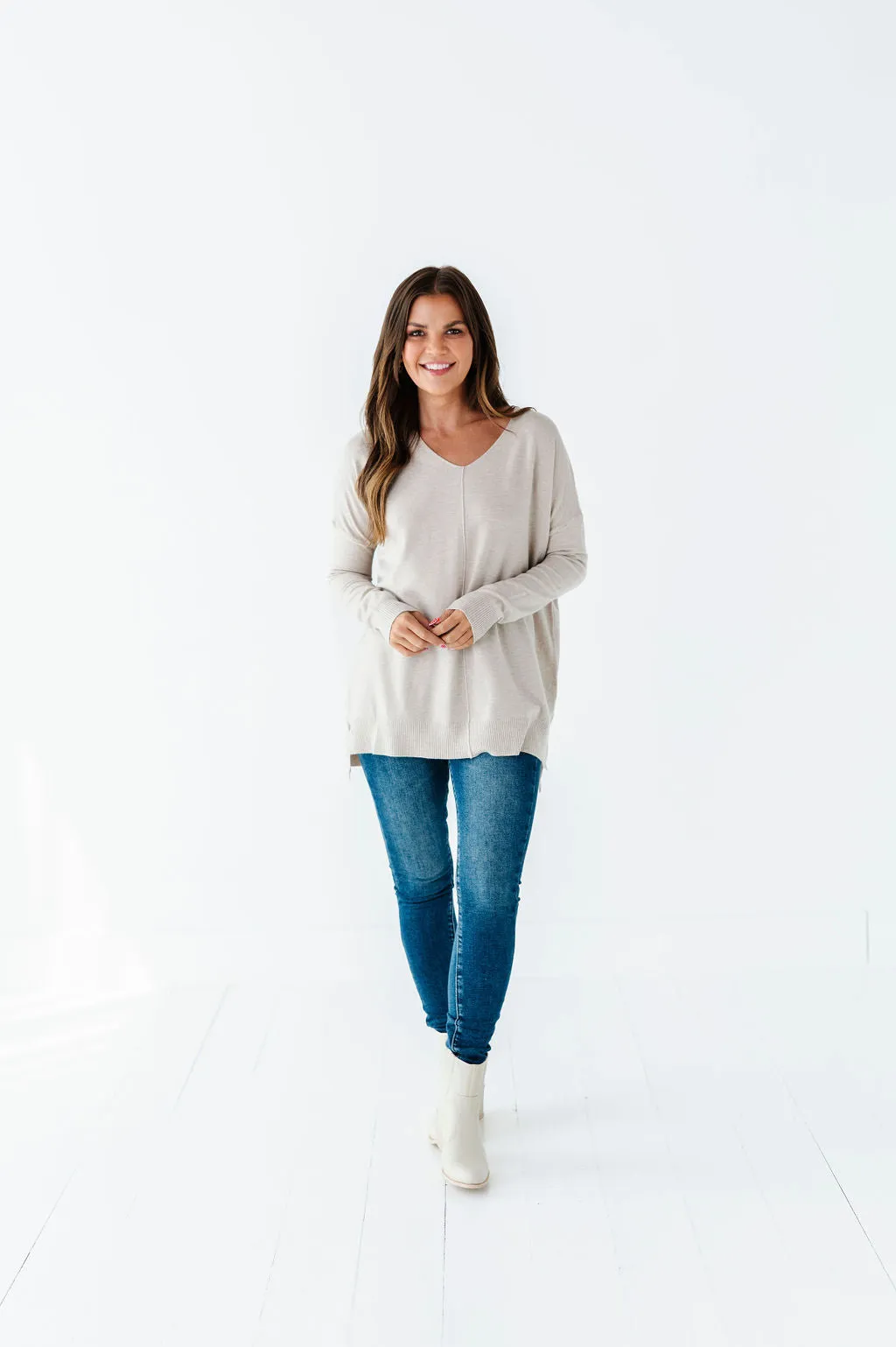 Rochelle Sweater in Oatmeal