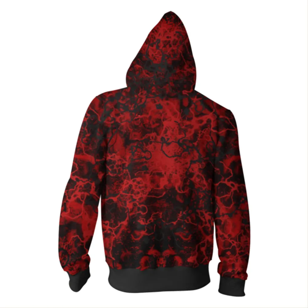 Spider-Man Costume Spider Man Cletus Kasady Hoodies Spider Hooded Hoodie Pocket Pullover Sweatshirt Outfit