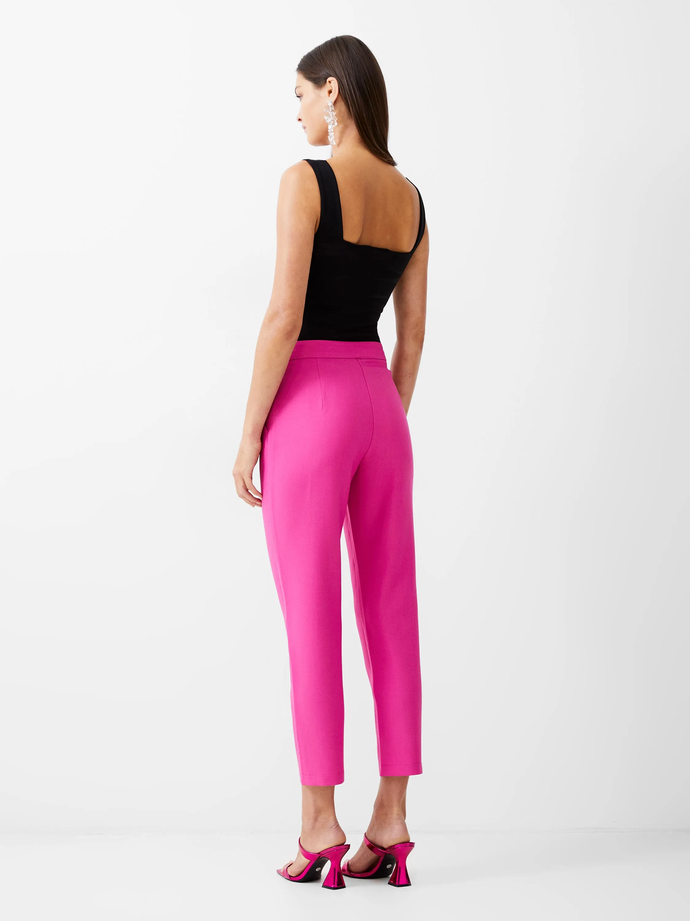 Tailored Tapered Ankle Grazer Trousers