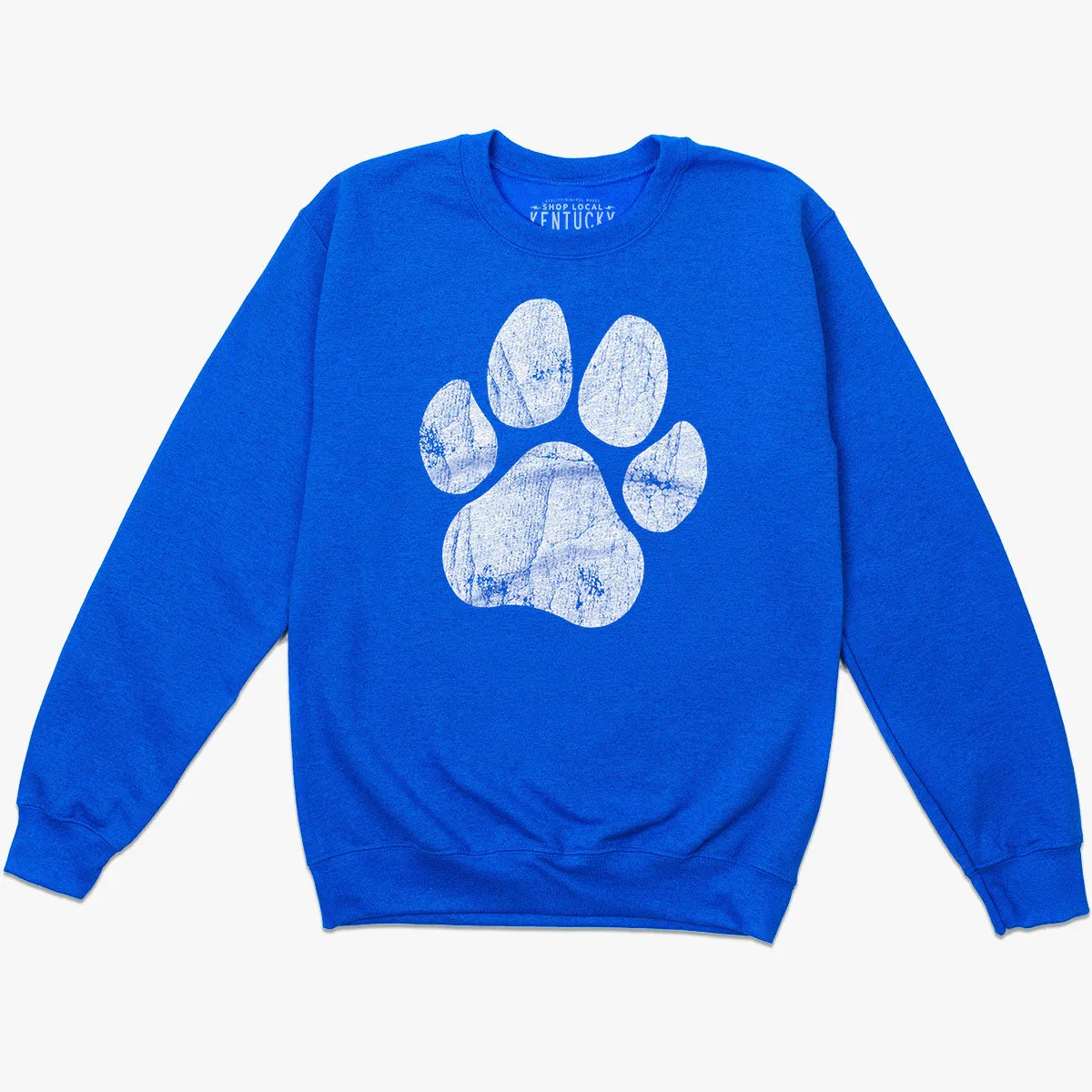 The Vintage Pawsome Crewneck Sweatshirt (Royal)